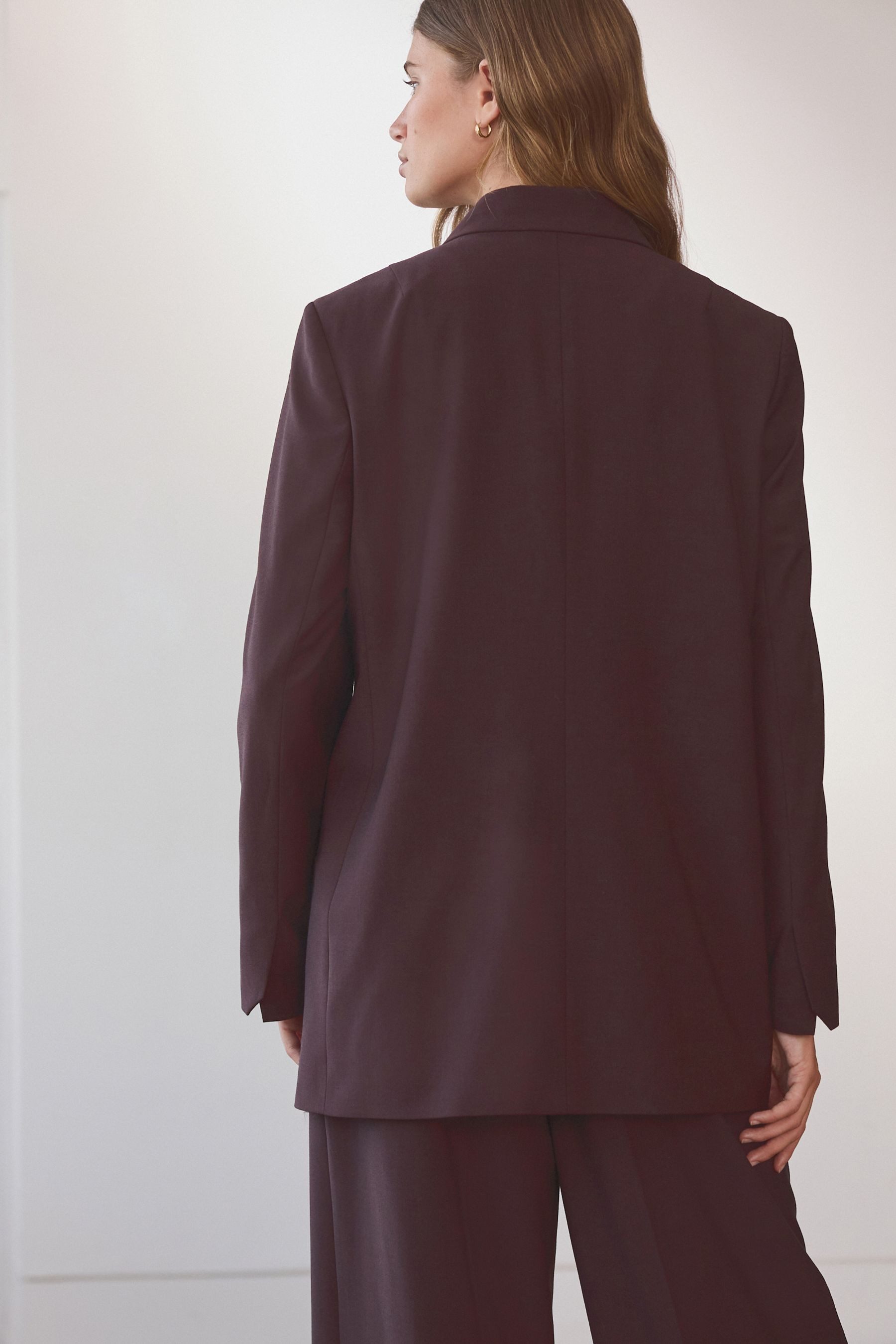 Next Jackenblazer Premium doppelreihiger Blazer und hohem Wollanteil (1-tlg günstig online kaufen