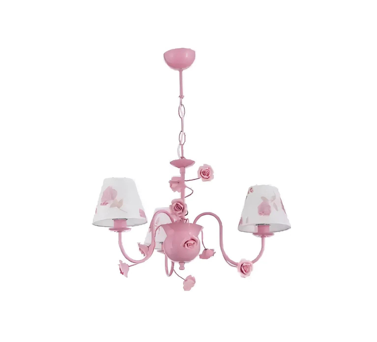 JVmoebel Kronleuchter Rosa moderner Kronleuchter für Wohnzimmer und Schlafzimmer, Leuchtmittel wechselbar, Made in Europa