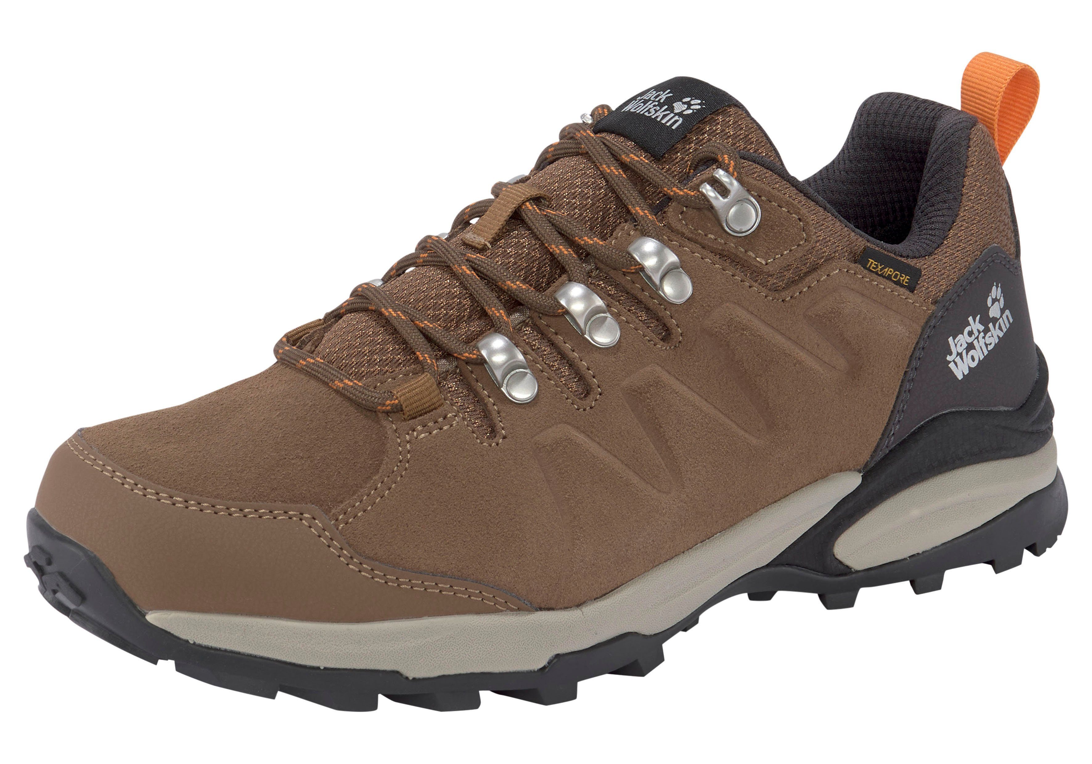 Bild von Jack Wolfskin REFUGIO TEXAPORE LOW W Wanderschuh Wasserdicht, braun, 40,5 EU