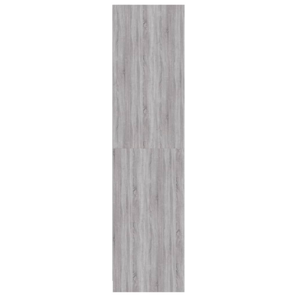 Grau Holzwerkstoff (1-St) 100x50x200 Sonoma furnicato Kleiderschrank cm