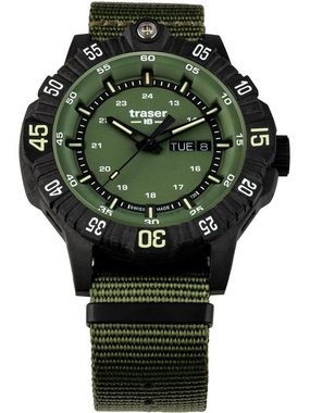 Traser Quarzuhr Traser H3 110726 P99 Q Tactical Green Herrenuhr 46