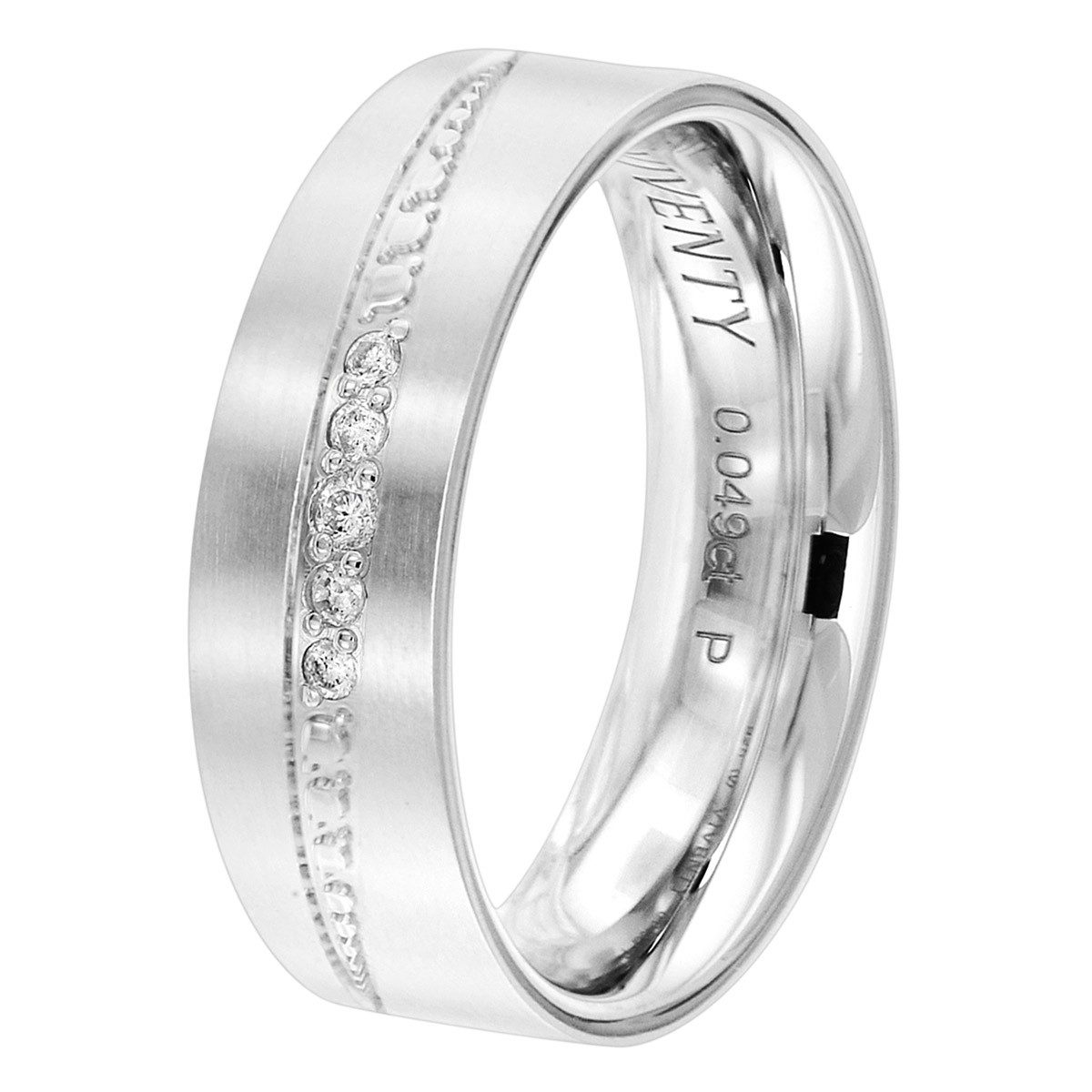 VIVENTY by Adler Silberring 925 Silberring für Damen mit Diamanten Verlobungs