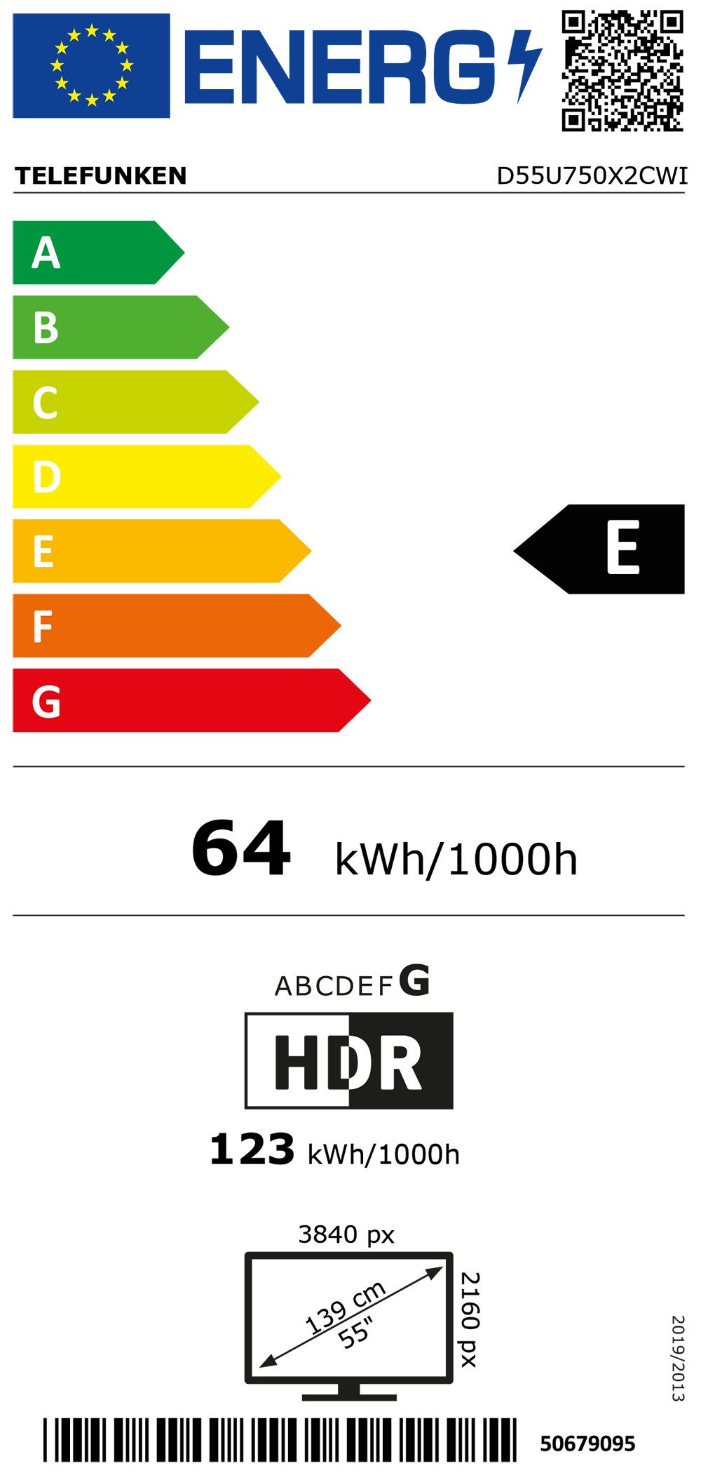Energieeffizienzklasse: 