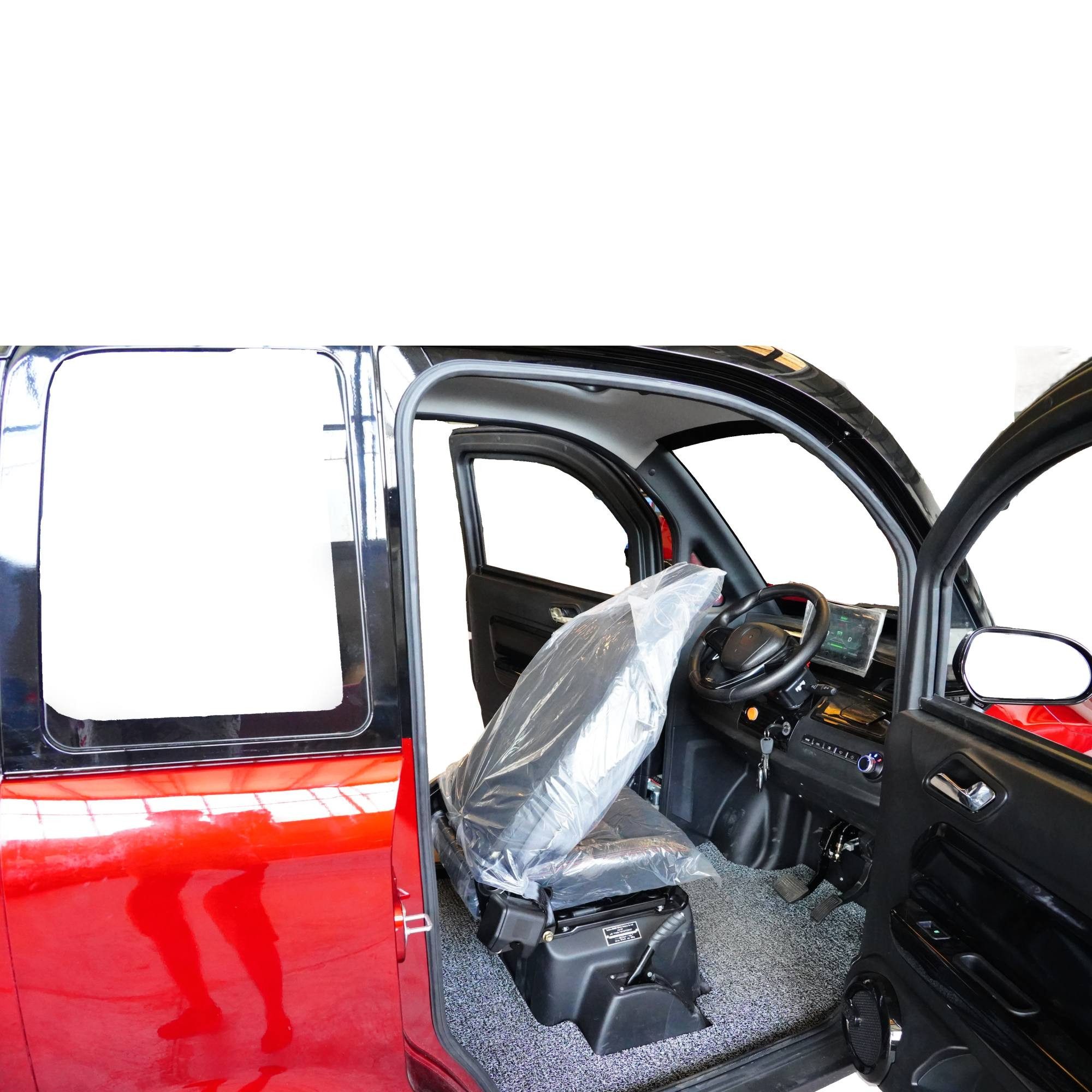 Urban Hopper E-Scooter Urban Hopper Pro 4-Wheel Electric Cabin Scooter for 2 People, 2000 W, 45 km/h, 2kW Motor, 72V 58Ah Lead-Acid Battery, approx. 50 km Range, COC