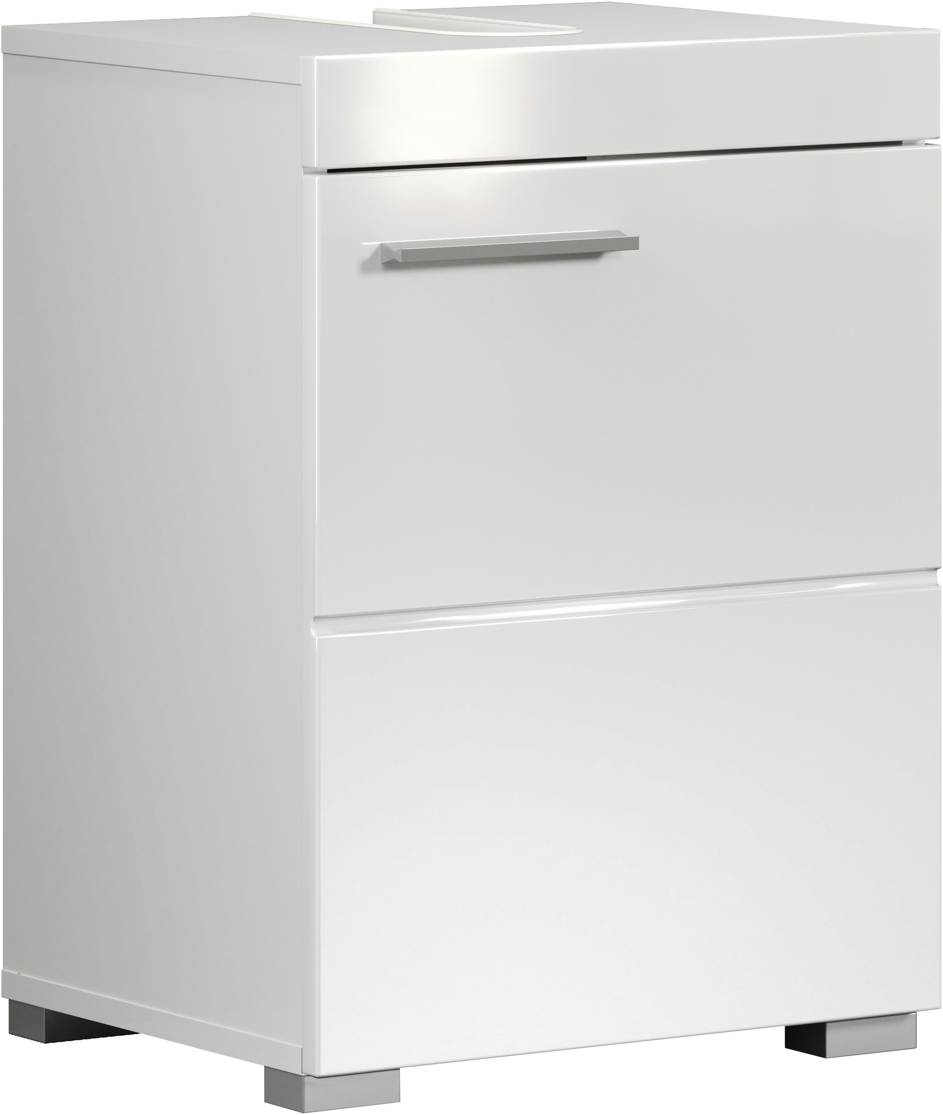 welltime Waschbeckenunterschrank Avena (1-St) Unterschrank mit Tür & Einlegeboden – (B/T/H) 40/34/56 cm