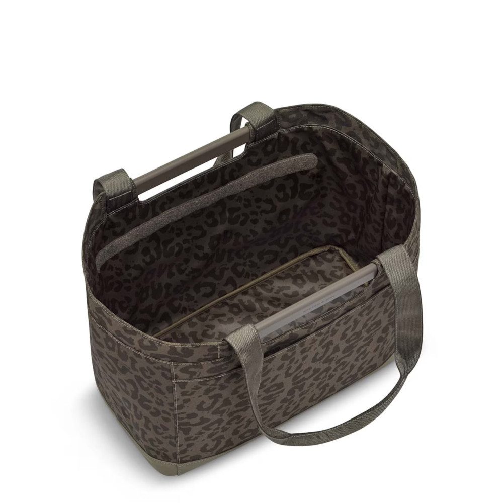Kapten & Son Shopper Vaasa Shopping Basket Leo Dark Brown, Einkaufswagenmünze, Faltbar