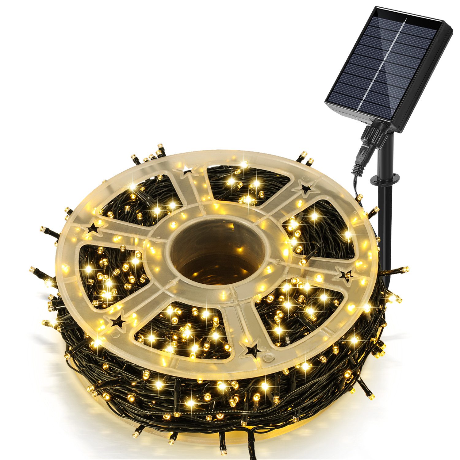 Clanmacy LED-Lichterkette 80M 800LEDs LED-Lichterkette Solar günstig online kaufen