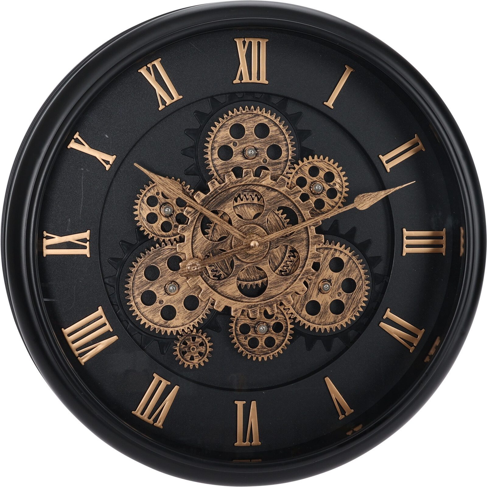 Home & styling collection Wanduhr Wanduhr mit sichtbarem Uhrwerk, Ø 40 cm