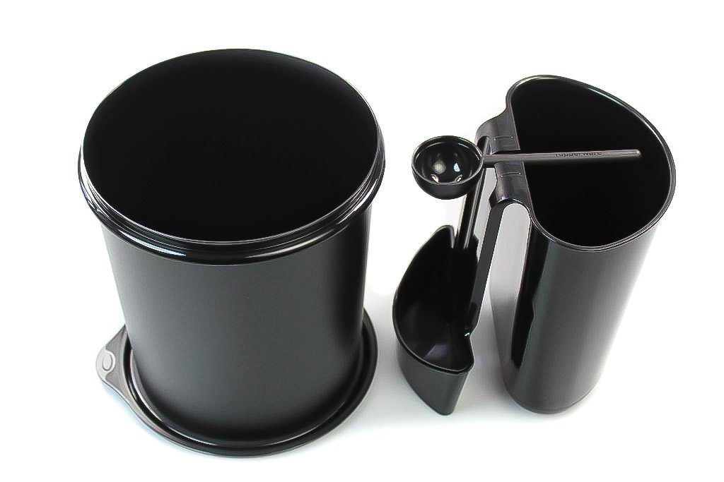 TUPPERWARE Thermobehälter Kaffeehaus Kaffeedose + Löffel + SPÜLTUCH, Warmhaltebehälter