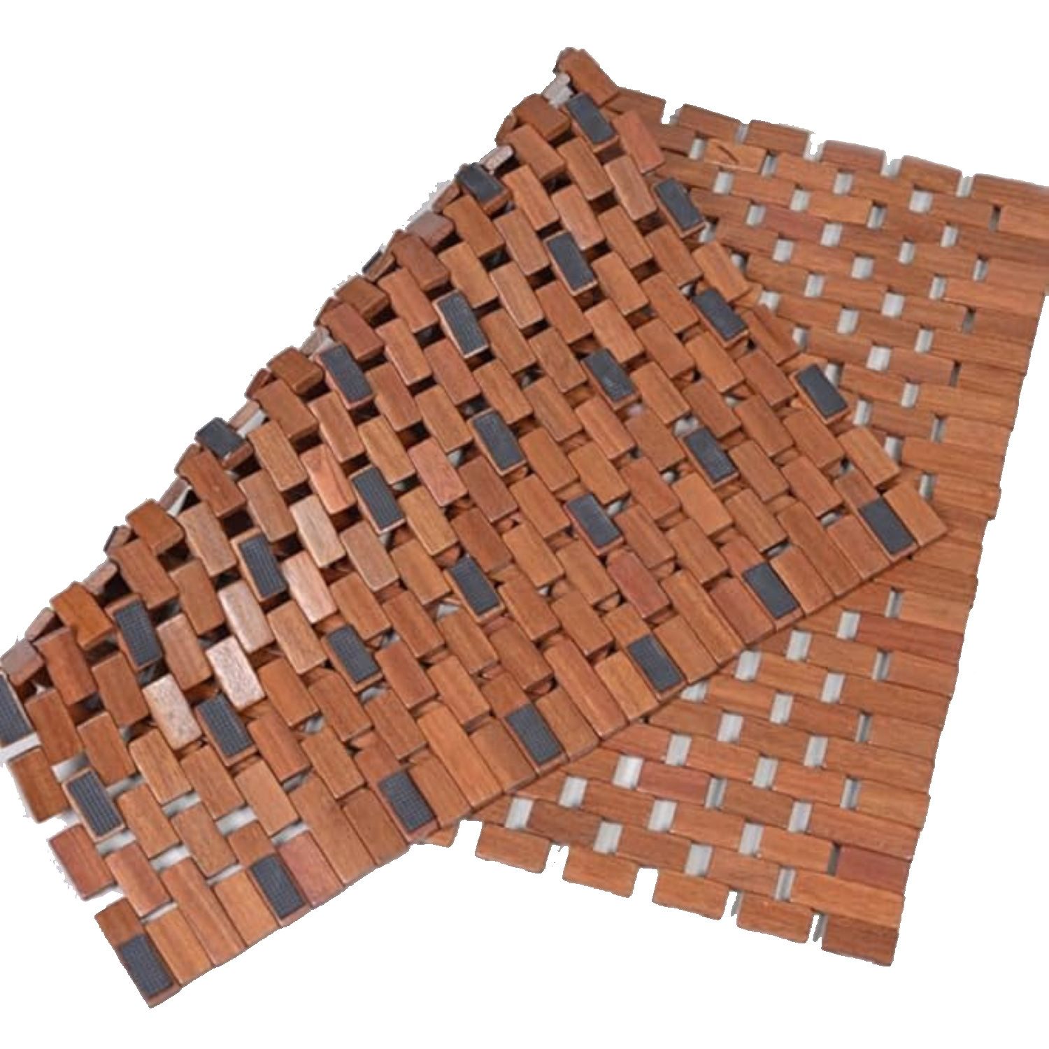 MC Star Badematte Teakholz Badematte, hölzerne Duschmatte, Badewannenmatte