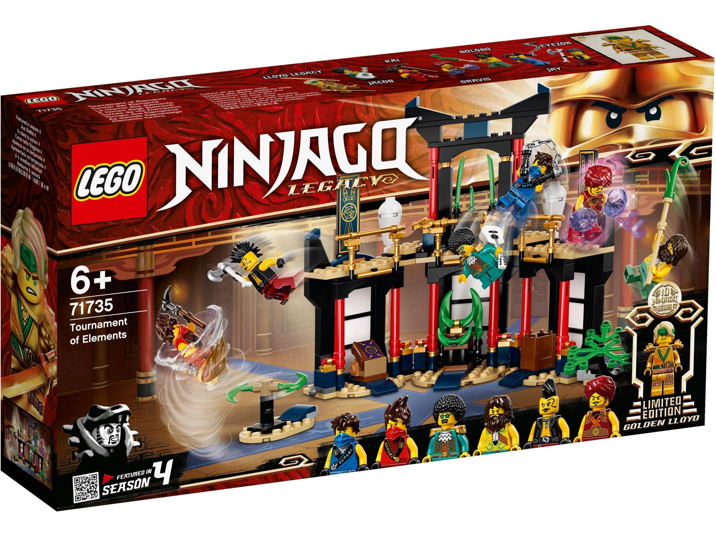 LEGO® Konstruktionsspielsteine LEGO NINJAGO® (283 Turnier - St) der Elemente
