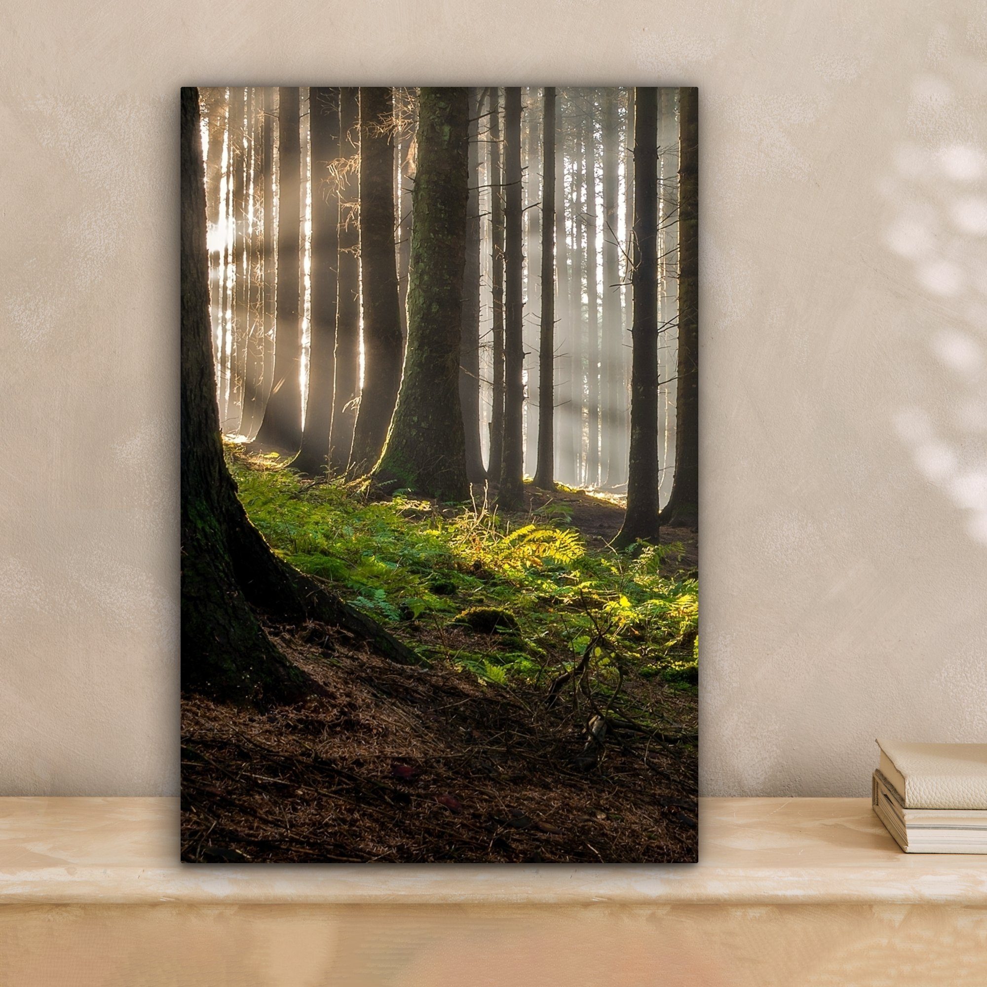 OneMillionCanvasses® Leinwandbild Sonne - Äste - günstig online kaufen