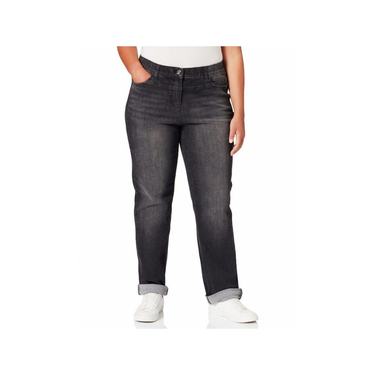 (1-tlg) 5-Pocket-Jeans schwarz Samoon