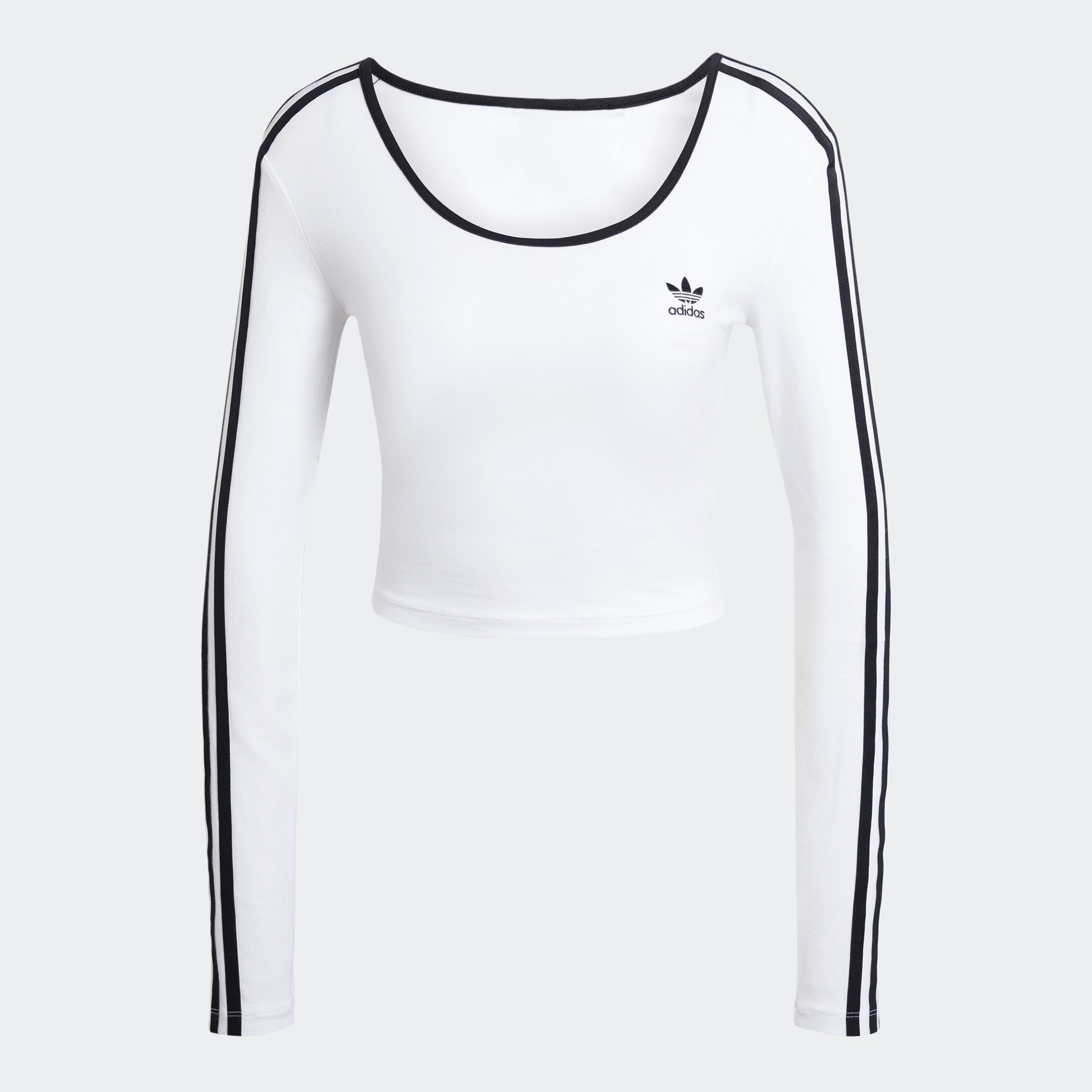 Langarmshirt ADICOLOR 3-STREIFEN CROP LONGSLEEVE
