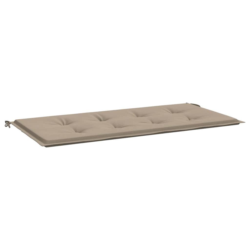 vidaXL Sitzauflage Gartenbank-Auflage Taupe 100x50x4 cm günstig online kaufen