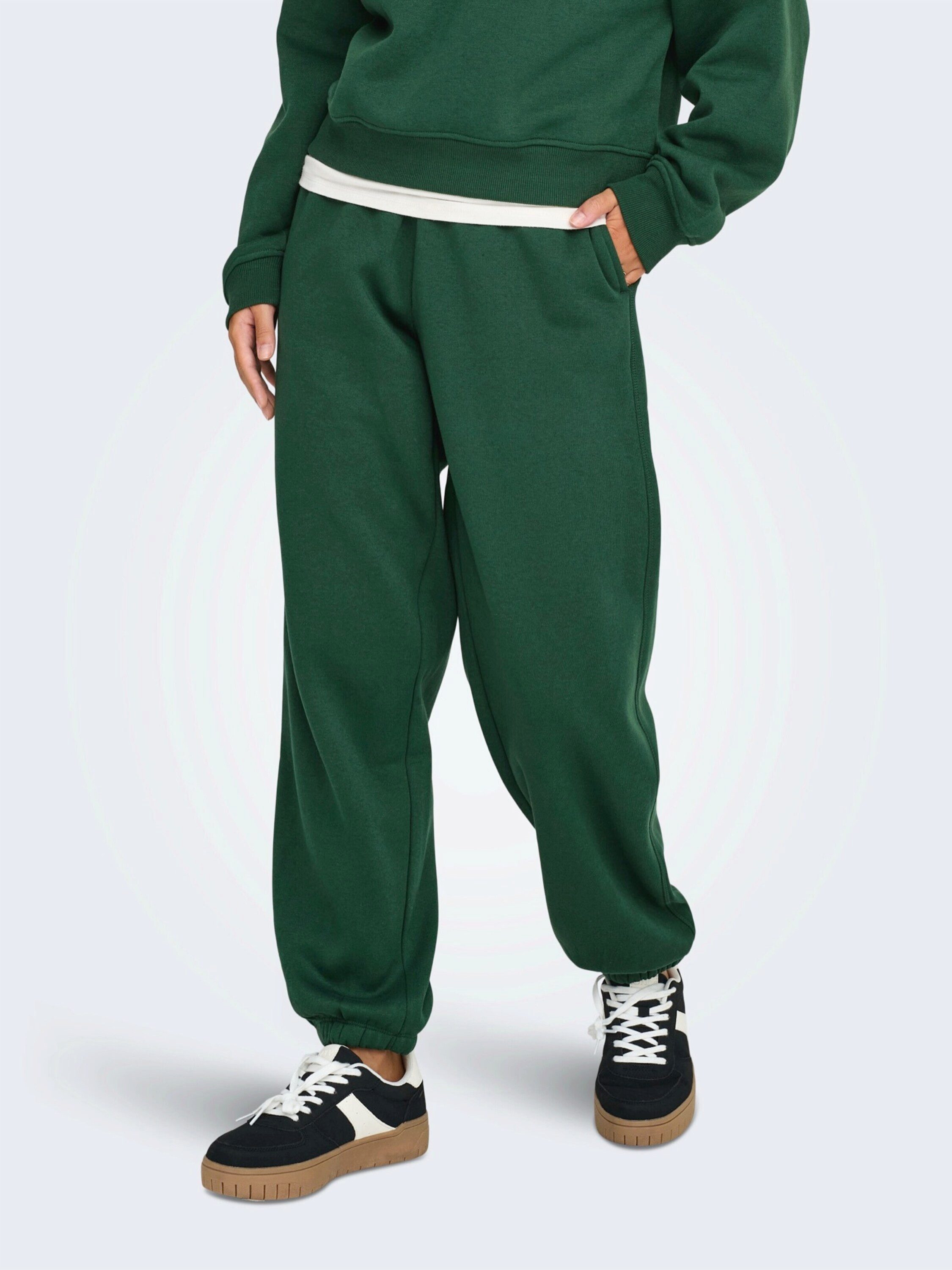ONLY Stoffhose ONLBest (1-tlg) Drapiert/gerafft