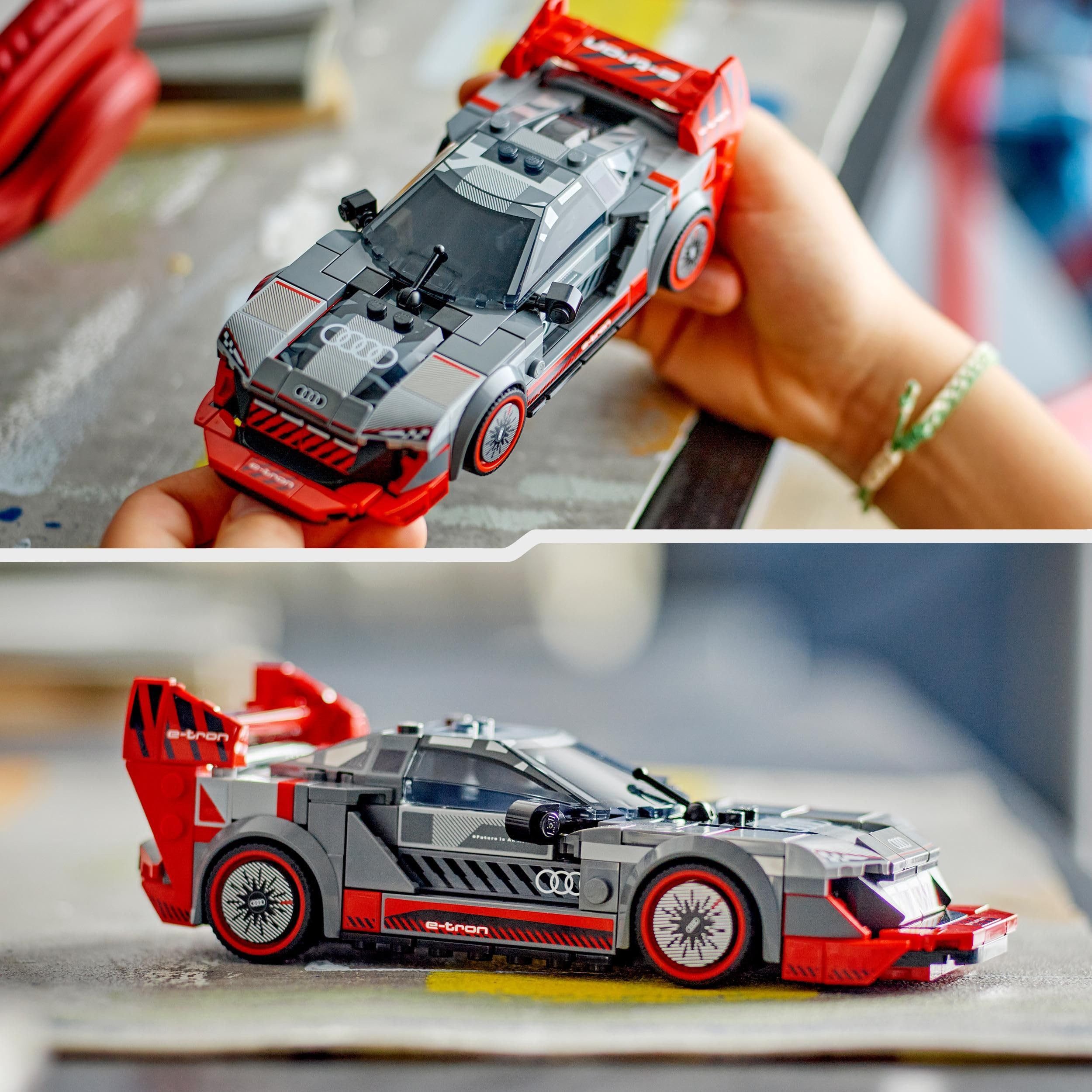 LEGO® Speed Champions Audi S1 e-tron quattro 76921 Konstruktions-Spielset, (274 St), 274-teiliges LEGO Bauset – Bild 5 von 5