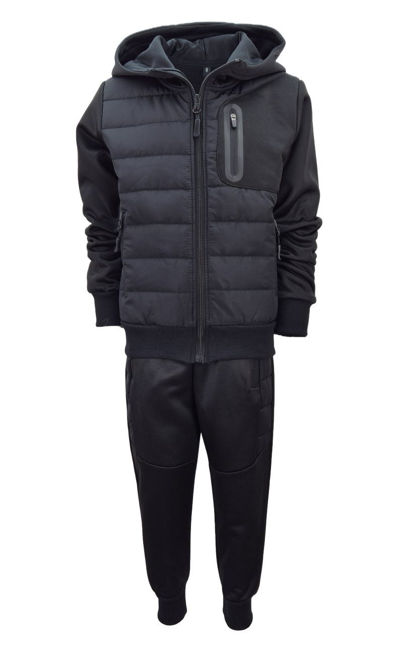 Jogginganzug Sweatanzug Jogginganzug Freizeitanzug warm gefüttert JF6e