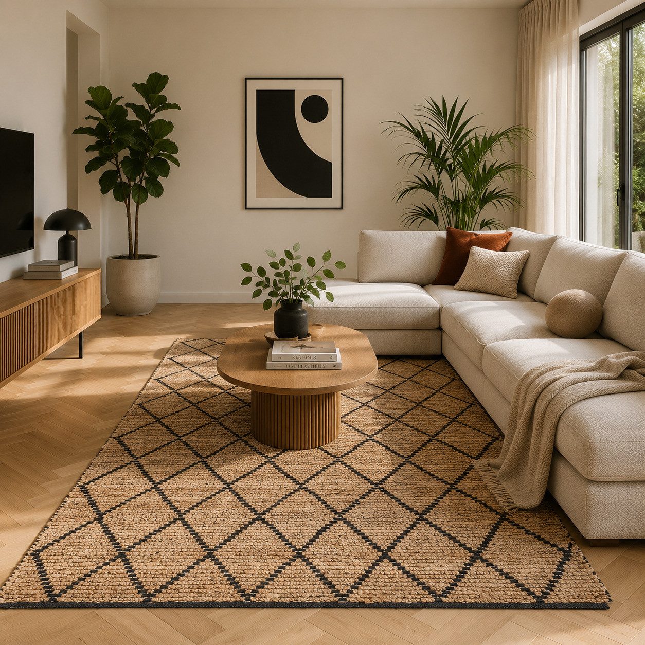 Pergamon Sisalteppich Naturfaser Teppich Jute Salsa