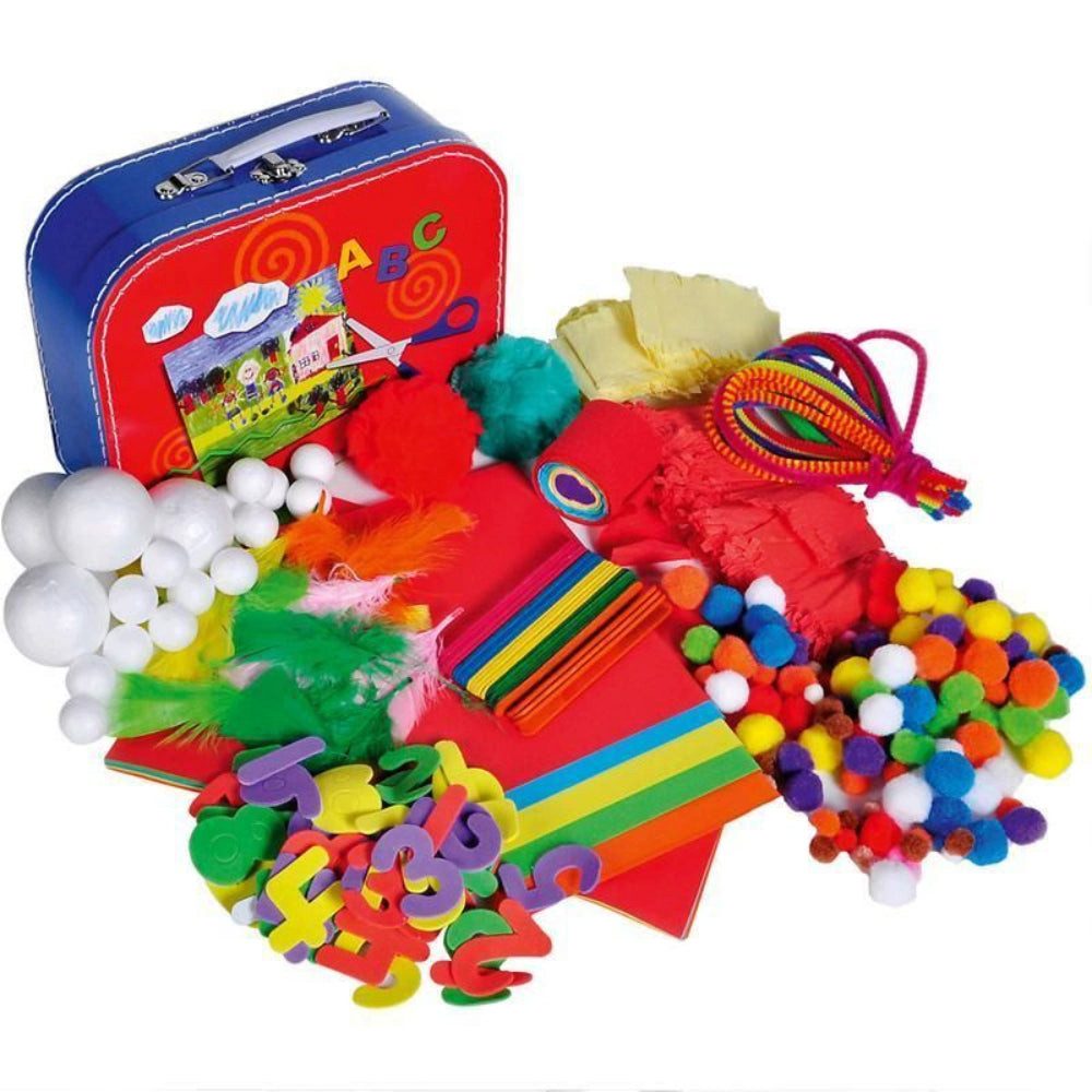 Knorrtoys® Bastelkartonpapier Knorrtoys Bastelkoffer Arts & Crafts - 300 Teile