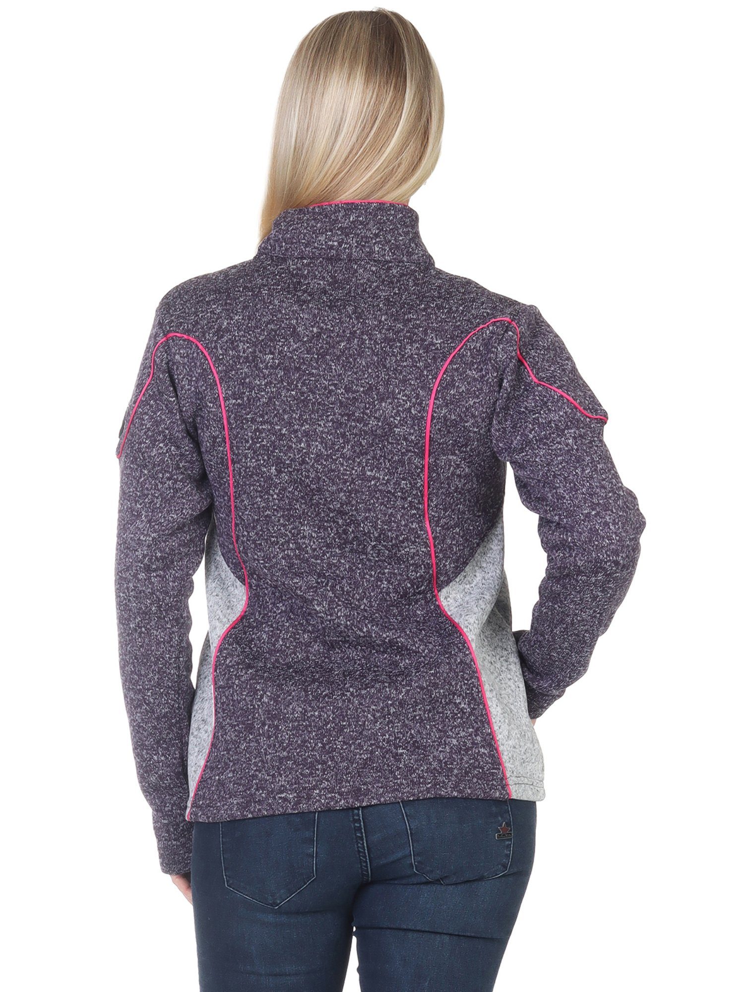 Rock Creek Fleecejacke Damen Fleecejacke Übergangsjacke D-499 – Bild 5 von 5