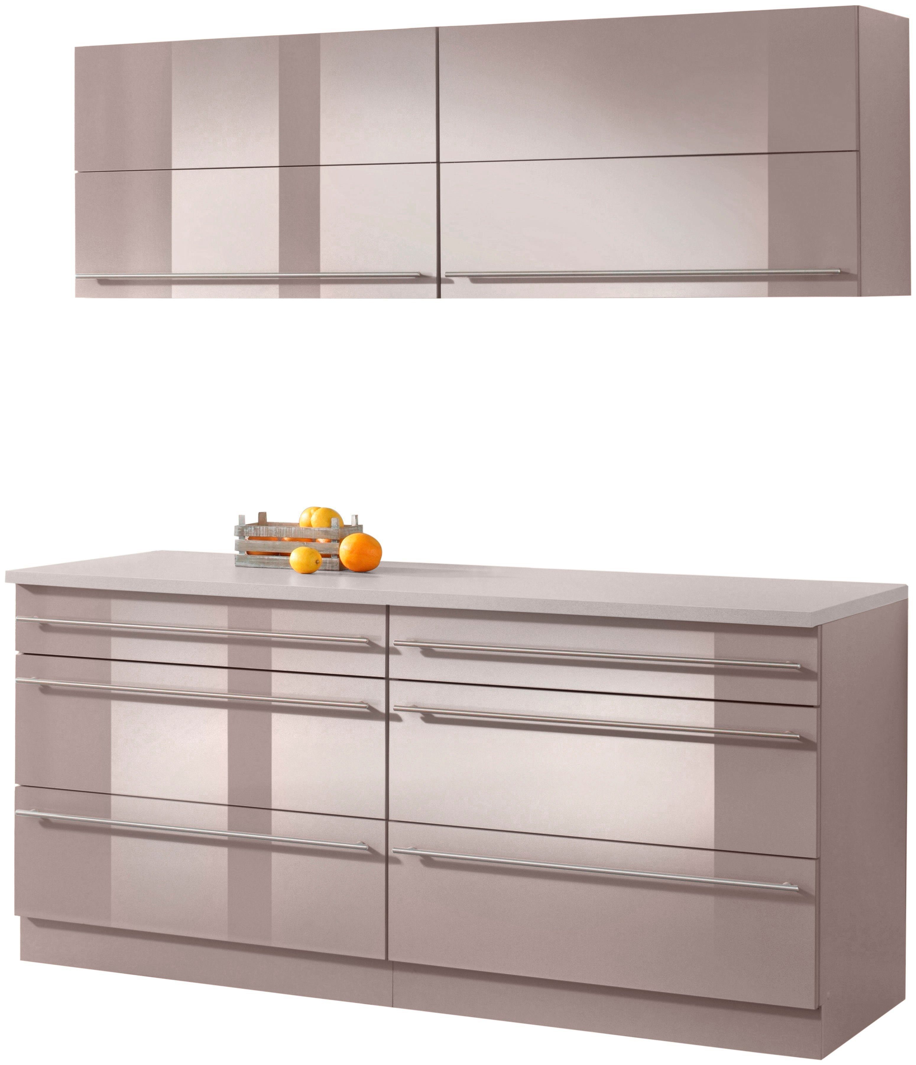 wiho Küchen Küche Chicago, ohne E-Geräte, Gesamtbreite 180 cm günstig online kaufen