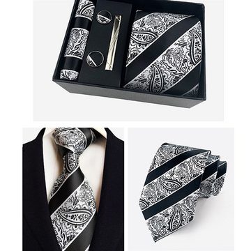 Dekorative Krawatte Herren Krawatten-Set, krawatten für Herren 4 Stück (4-St) Klassisch Elegante krawatte Set für Hochzeitsfest