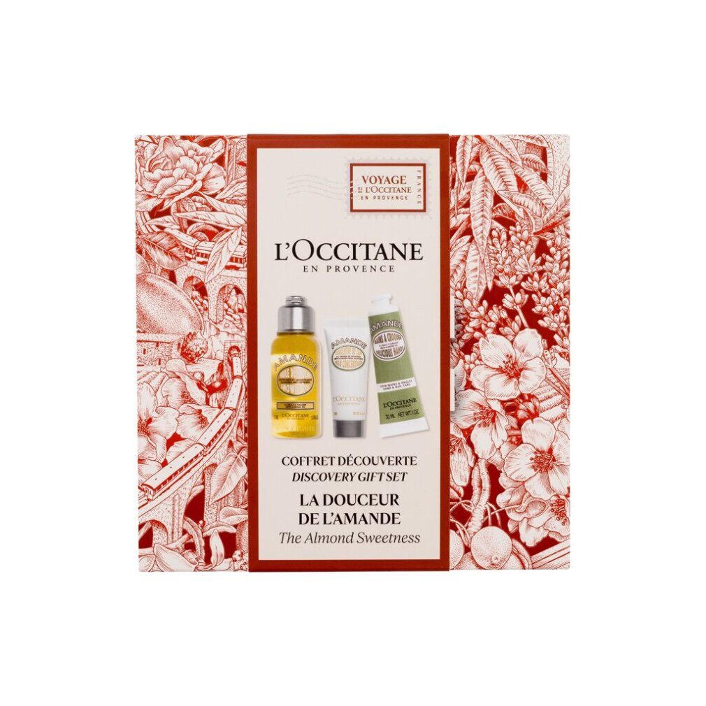 L'OCCITANE Hautpflege-Set ALMOND CASE 3 Stück