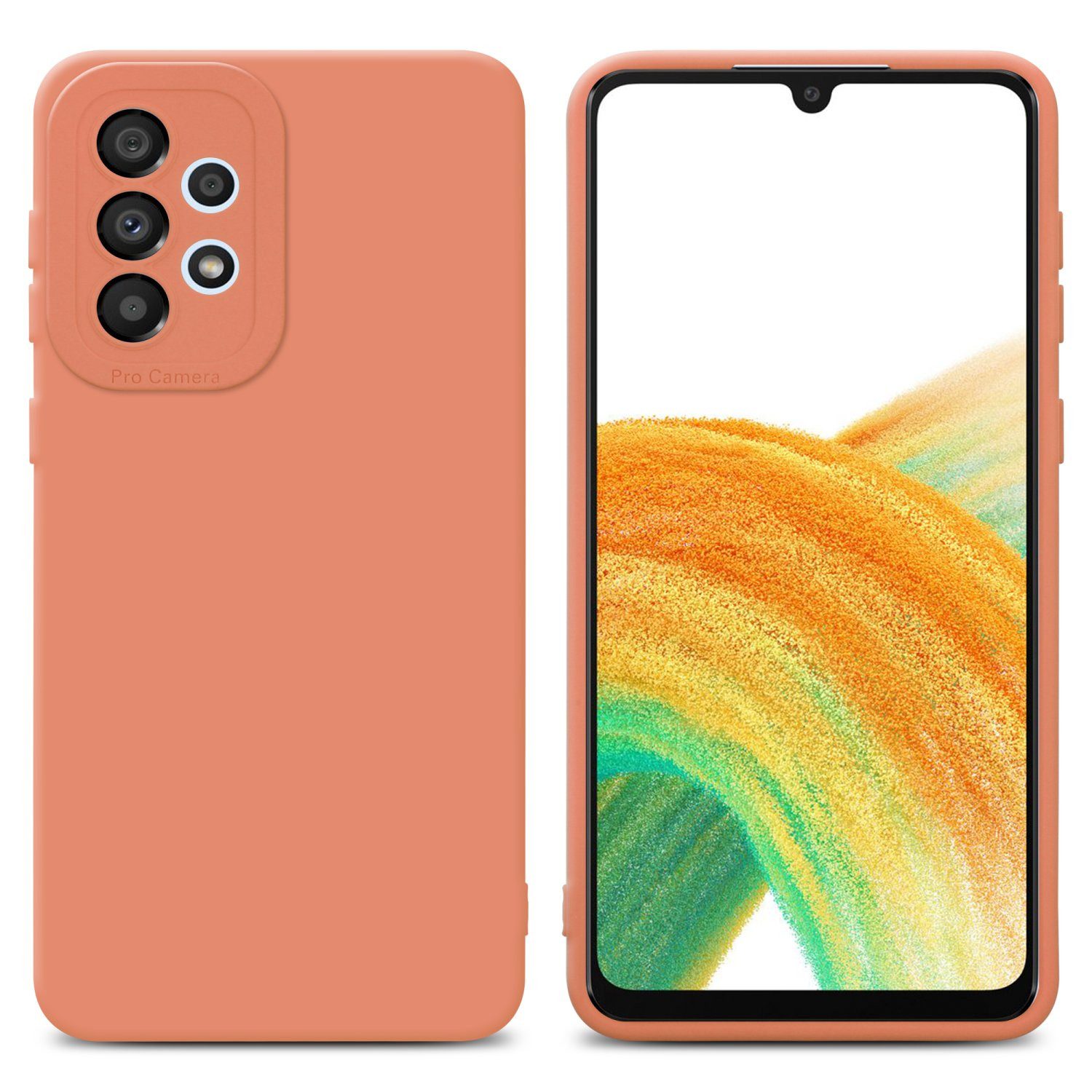 Cadorabo Handyhülle für Samsung Galaxy A52 (4G / 5G) / A52s Hülle Samsung Galaxy A52 (4G / 5G) / A52s, Hülle Schutzhülle TPU Silikon Case Cover