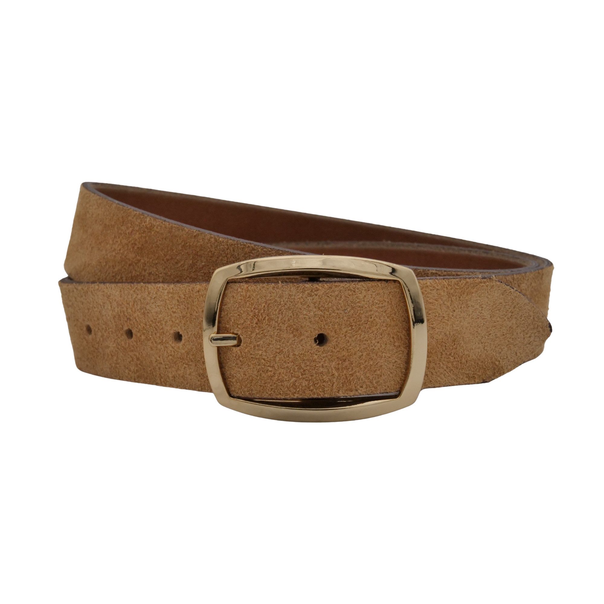 Ledergürtel AnnaMatoni Damen Ledergürtel in hochwertigem Velour Leder 3,5cm