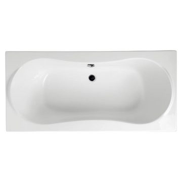 KOLMAN Badewanne Rechteck Long 180x80, Acrylschürze Styroporträger, Ablauf VIEGA & Füße GRATIS