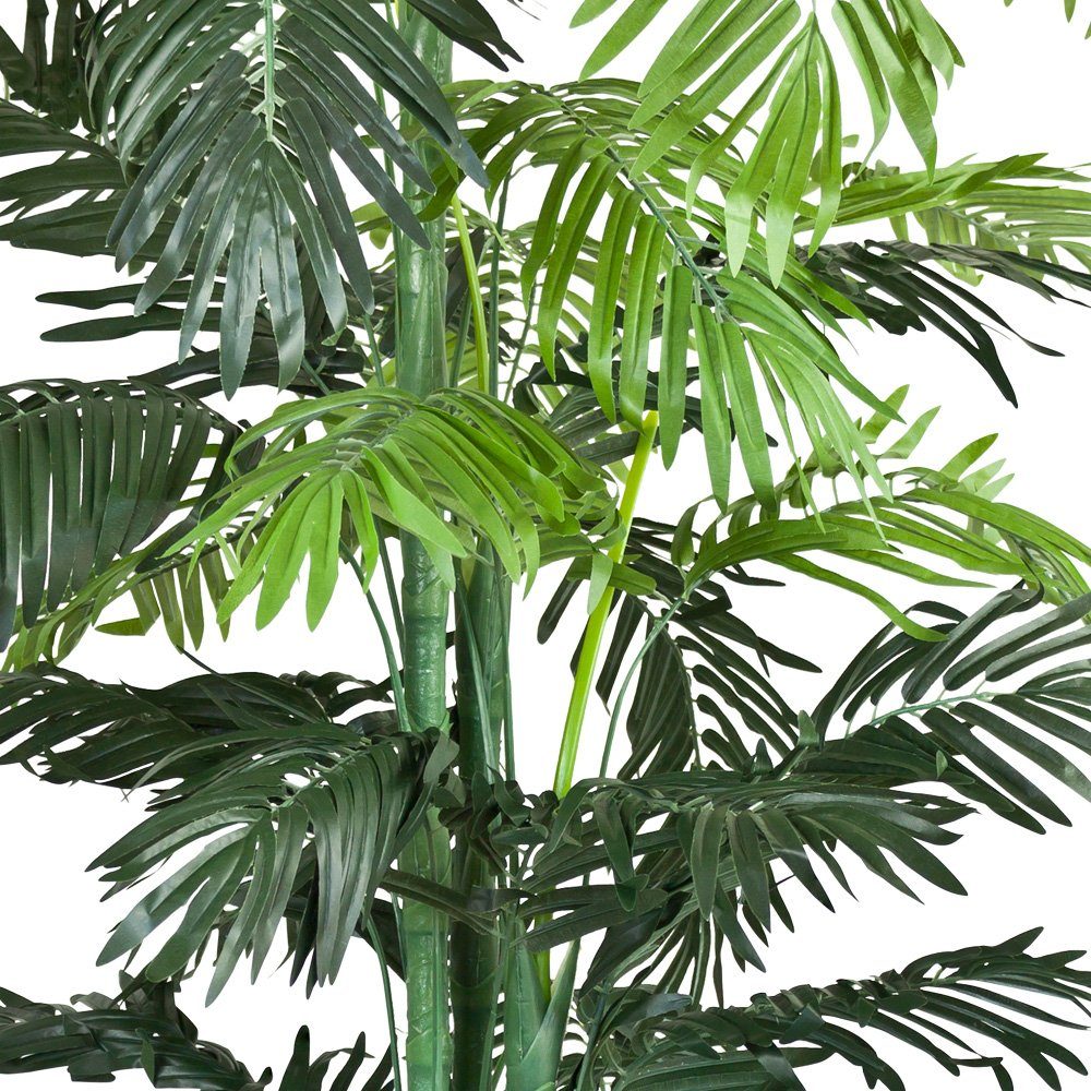 Künstliche Kunstpalme Kunstpflanze Palme Arekapalme cm Höhe 170 Palmenbaum Pflanze Decovego, 170cm,
