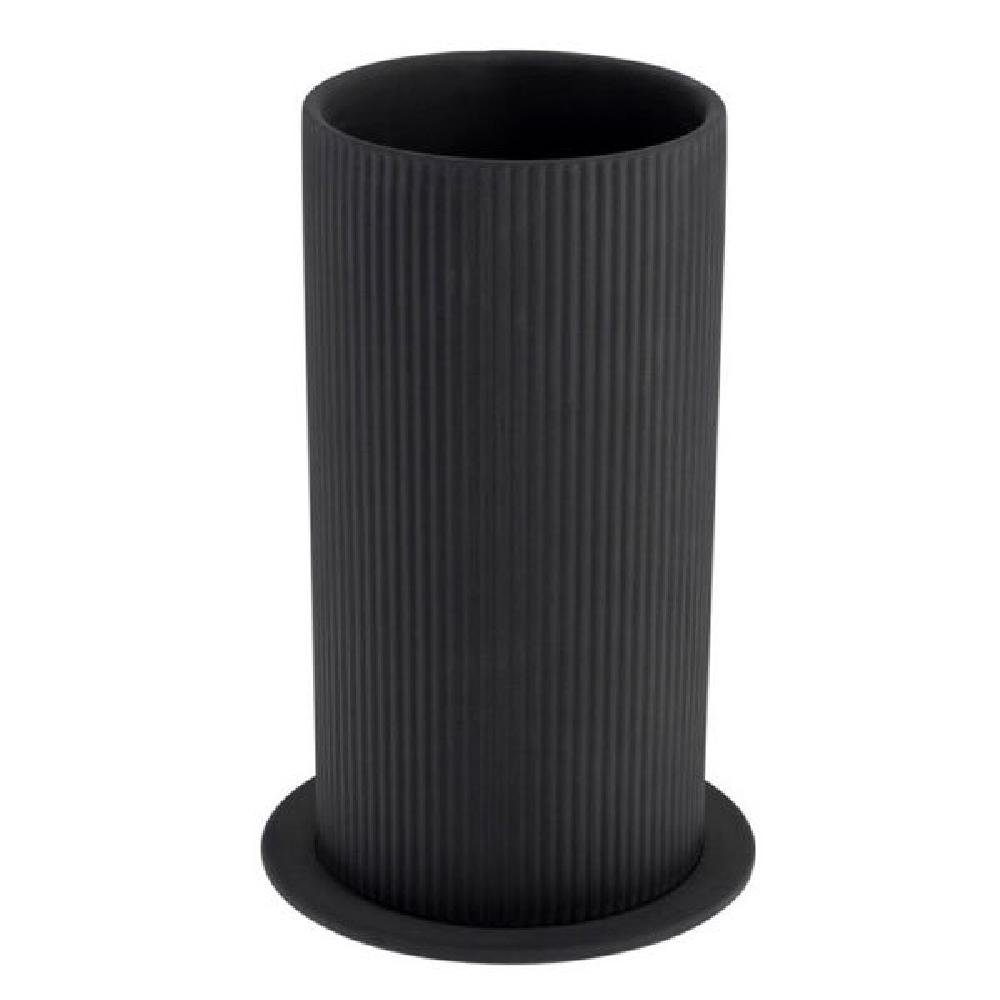 Grey Vase Dark (23cm) Dekovase Ede Storefactory