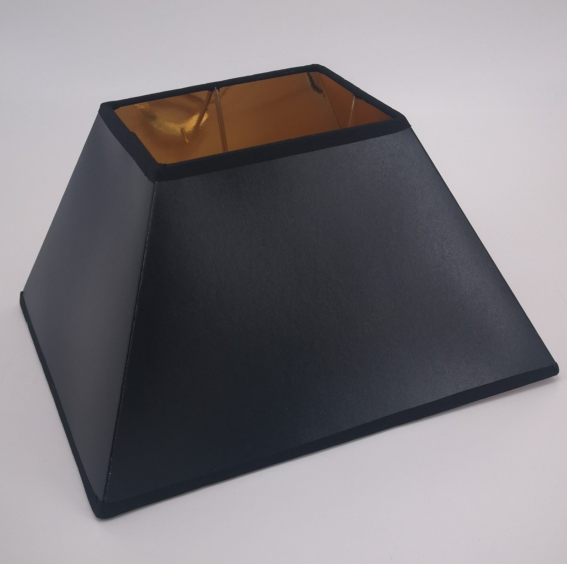 AMBIENTE-LEBENSART.DE Лампыschirm Лампыschirm rechteckig konische Form Schwarz Classic