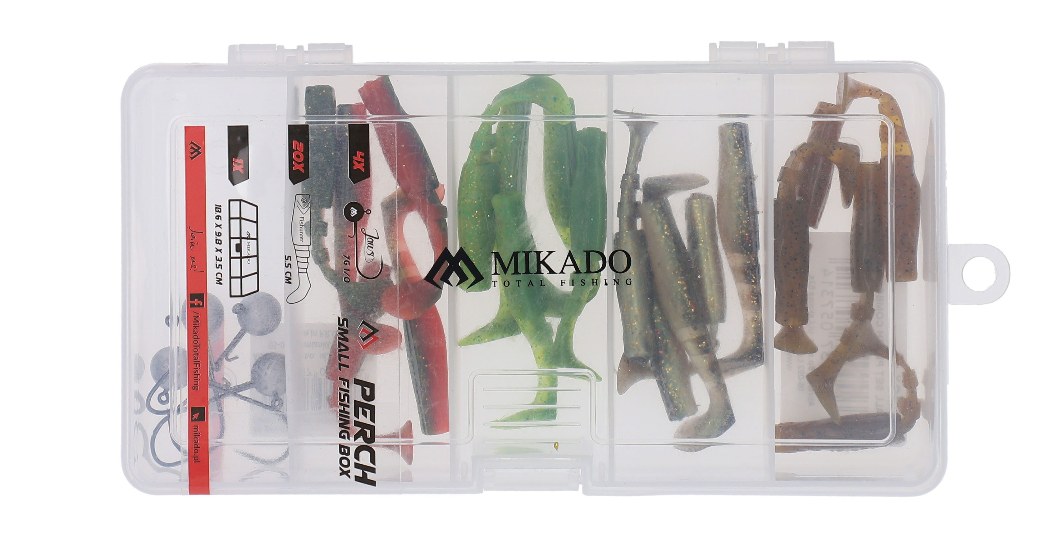 Kunstköder Kunstköder mit Jig Köpfe - Softbaits - Perch Soft Lure Kit - Spar Set