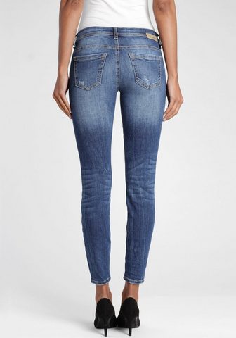 GANG Skinny-fit-Jeans 94Faye su Destroyed-E...