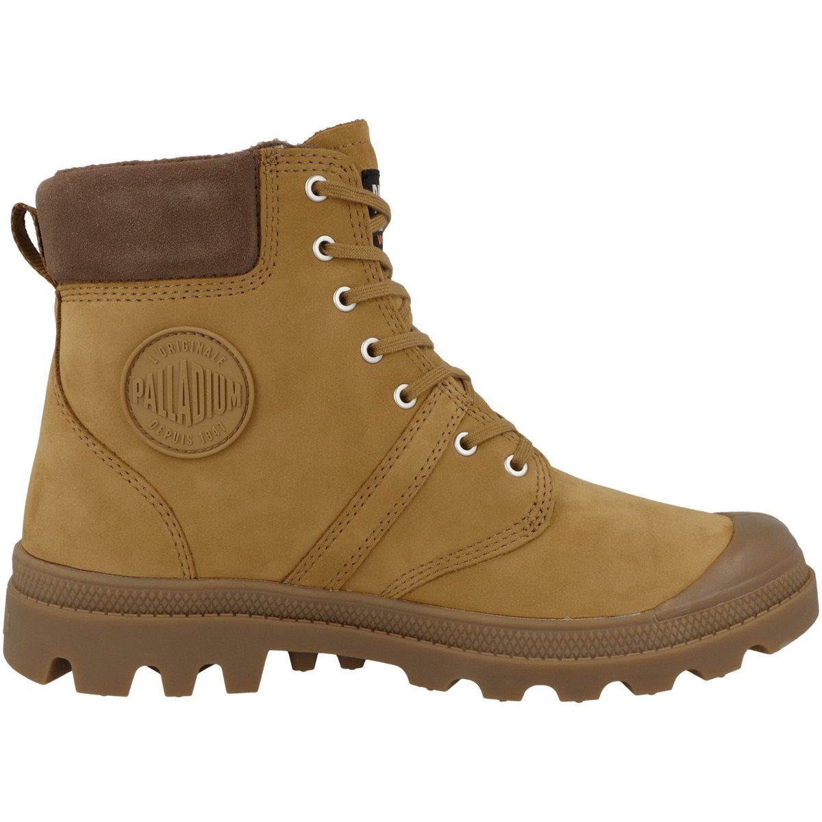 Palladium Pallabrousse Cuff Wp+ Herren Schnürboots gelb