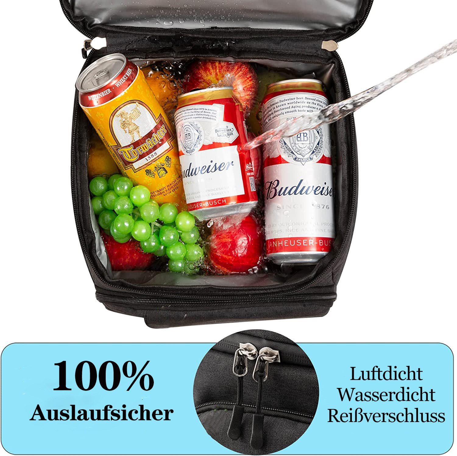 Fyrove Picknickkorb Kühlrucksack Thermo Rucksack, kühltasche,kühlbox (Groß Isoliert Kühlrucksack Wasserdichten Ultraleicht Rucksäcke Damen Herren Cooler Bag für – Bild 2 von 5