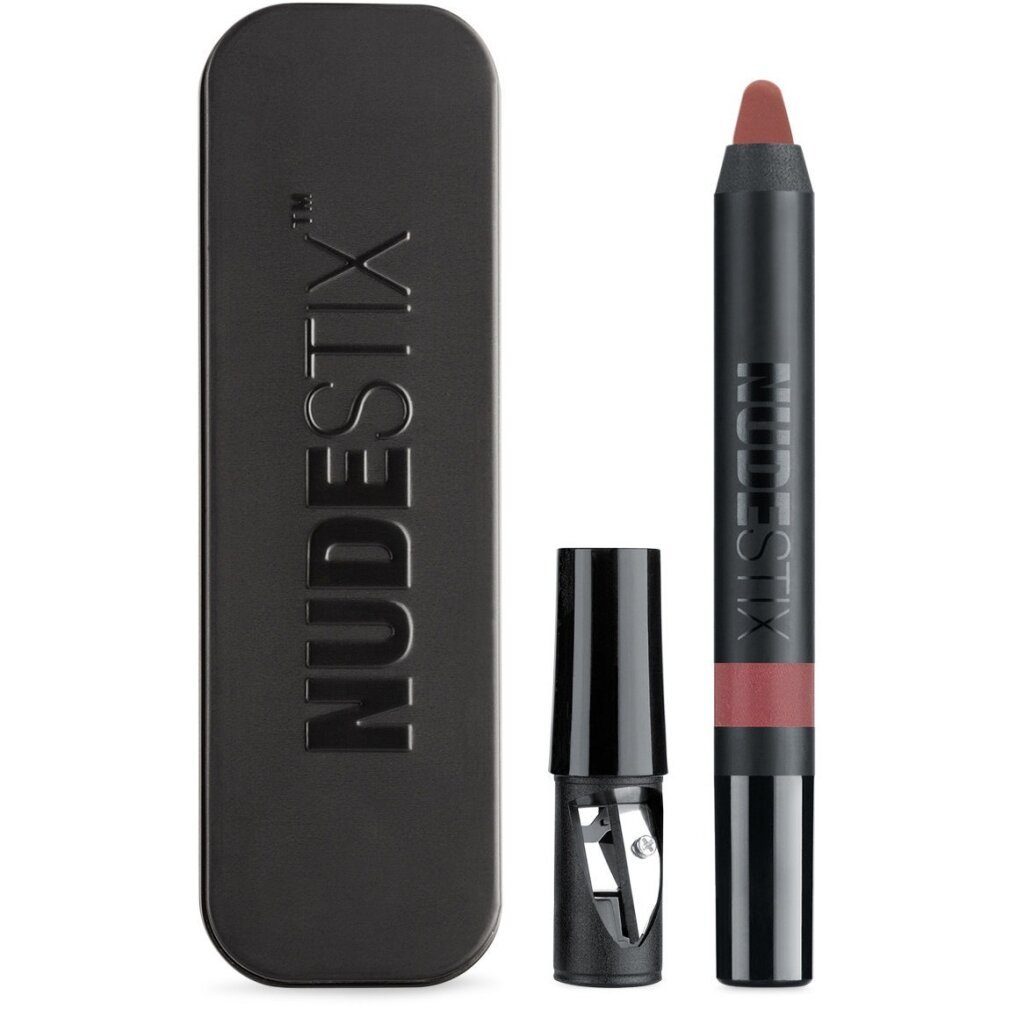 Nudestix Make-up Set, Intense Matte, Lip Liner & Cheek Blush 2-In-1, Purity, 2.5 g