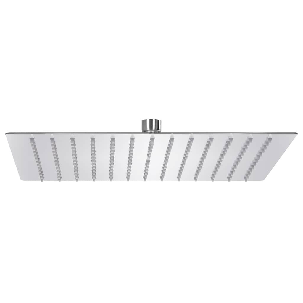 vidaXL Regenduschkopf Regenbrause Edelstahl 304 30x30 cm Quadrat, (1-tlg)