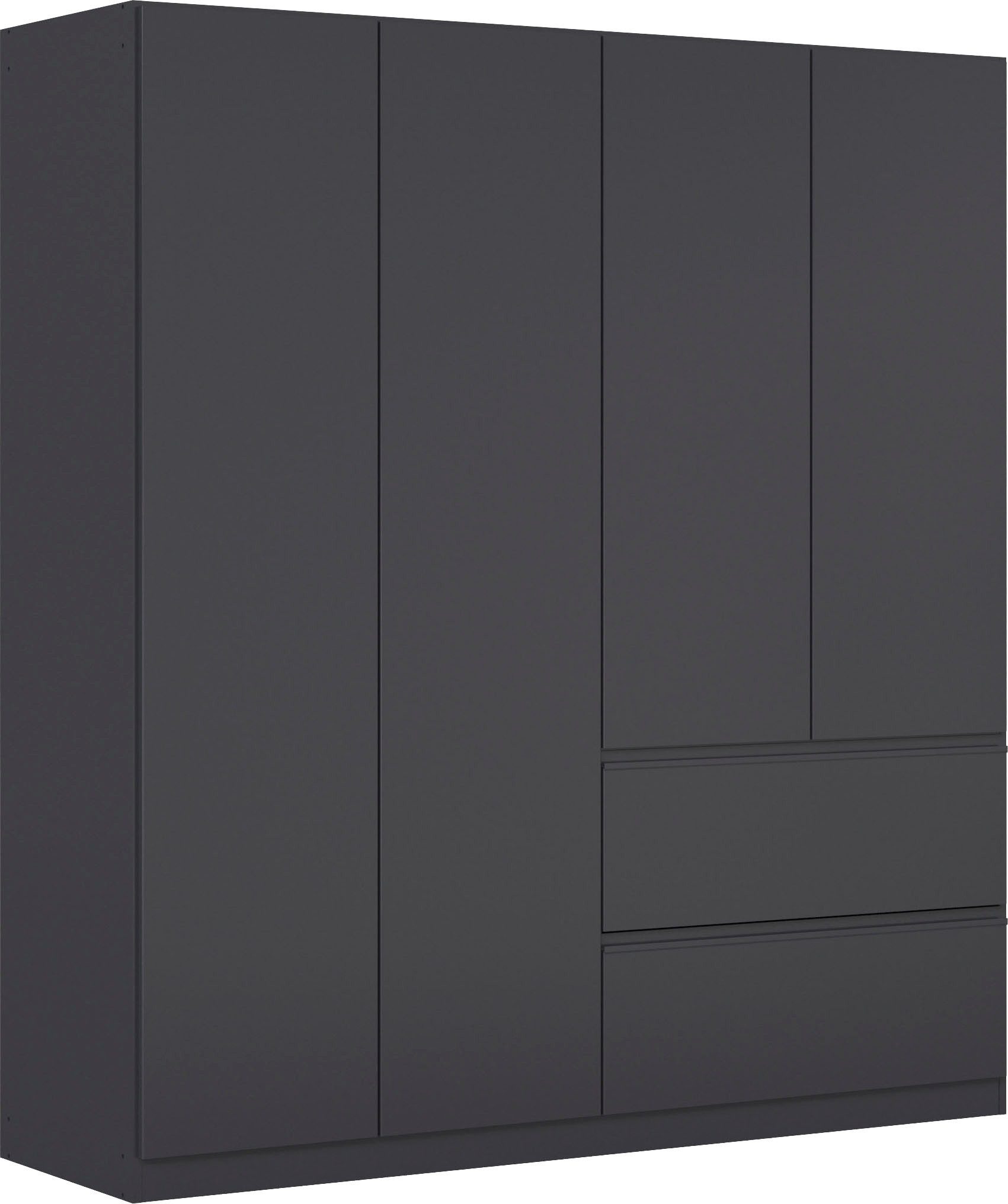 rauch Drehtürenschrank Kleiderschrank Schrank Garderobe COSTA in den Breiten 91/136/181 cm (in 3 Ausstattungen BASIC/CLASSIC/PREMIUM) viel Platz, grifflose Front und Push-to-Open Funktion MADE IN GERMANY