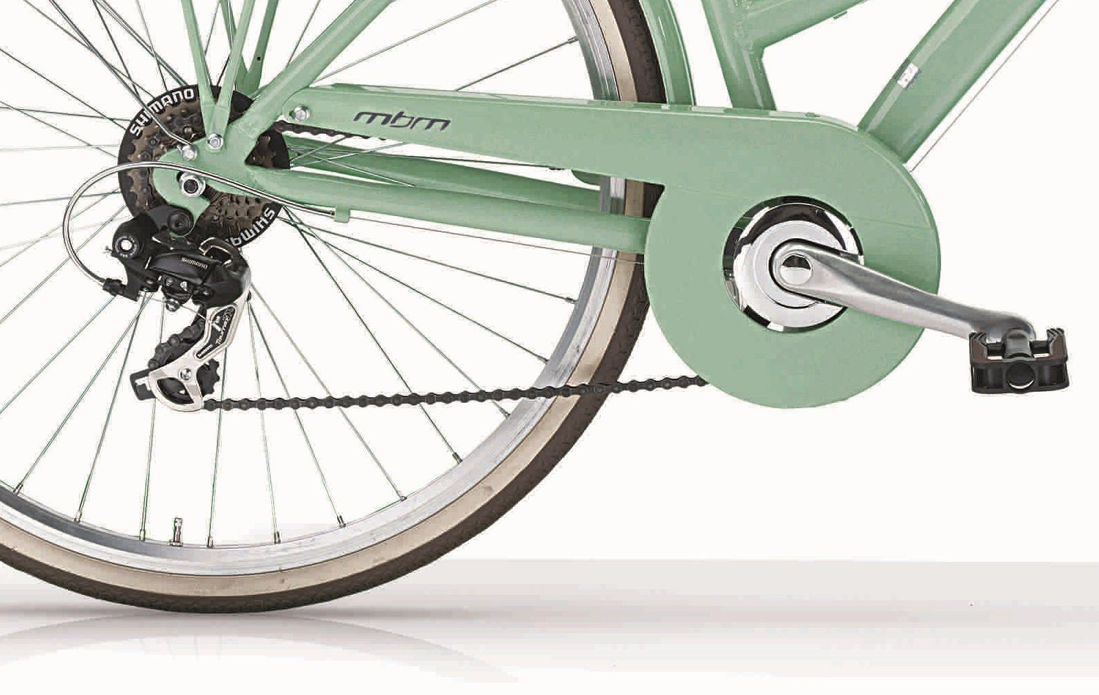 MBM Cityrad New Boulevard Woman 28 Zoll, 18 Gang Shimano, 18-Gang Kettenschaltung