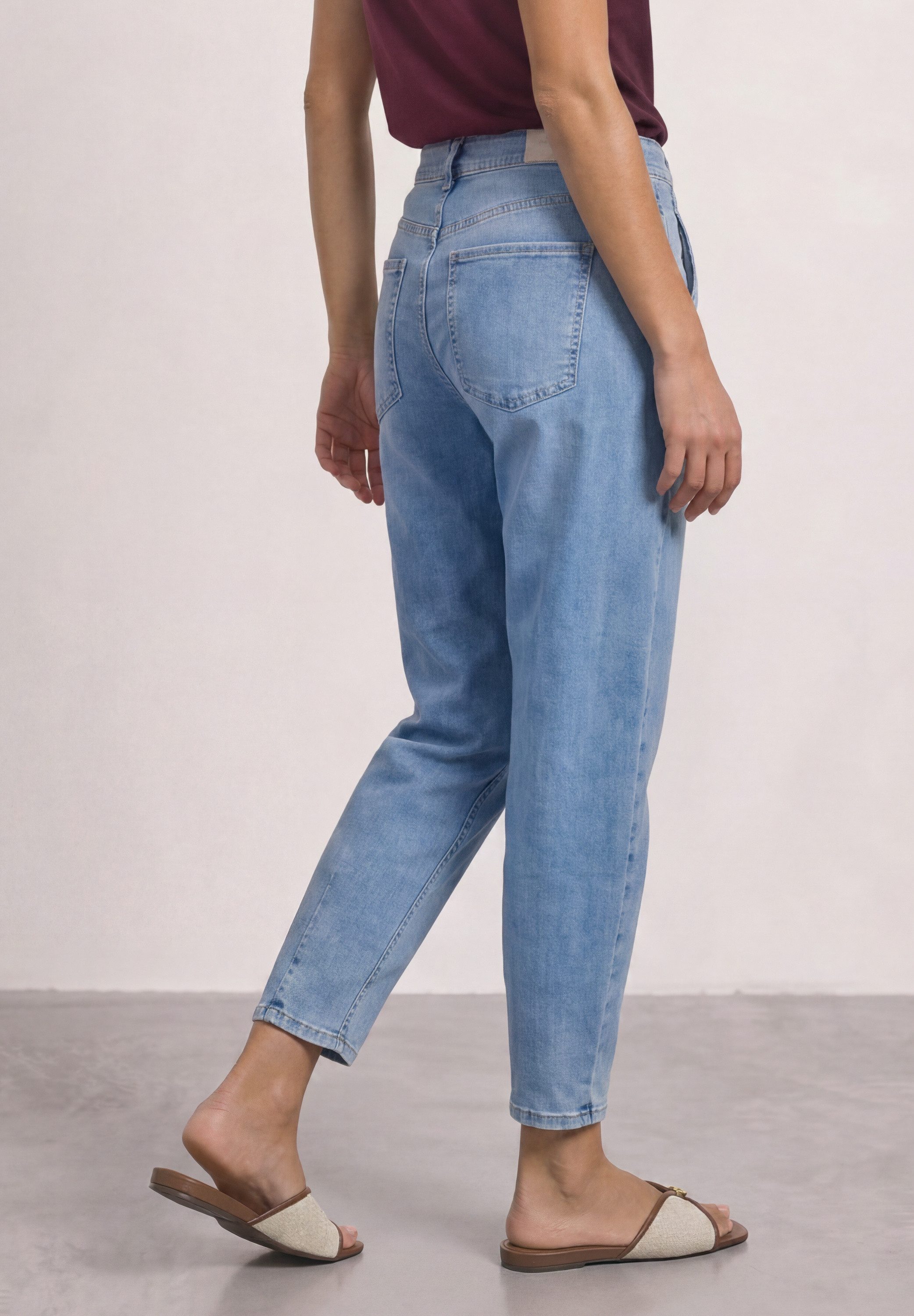 STREET ONE Loose-fit-Jeans Style Karlie Barrel Legs - mit Stretch