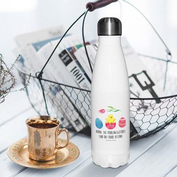 Mr. & Mrs. Panda Thermoflasche Küken Schlüpfen - Weiß - Geschenk, Frühlingsgefühle, Frohe Ostern, Th, Einzigartige Geschenkidee