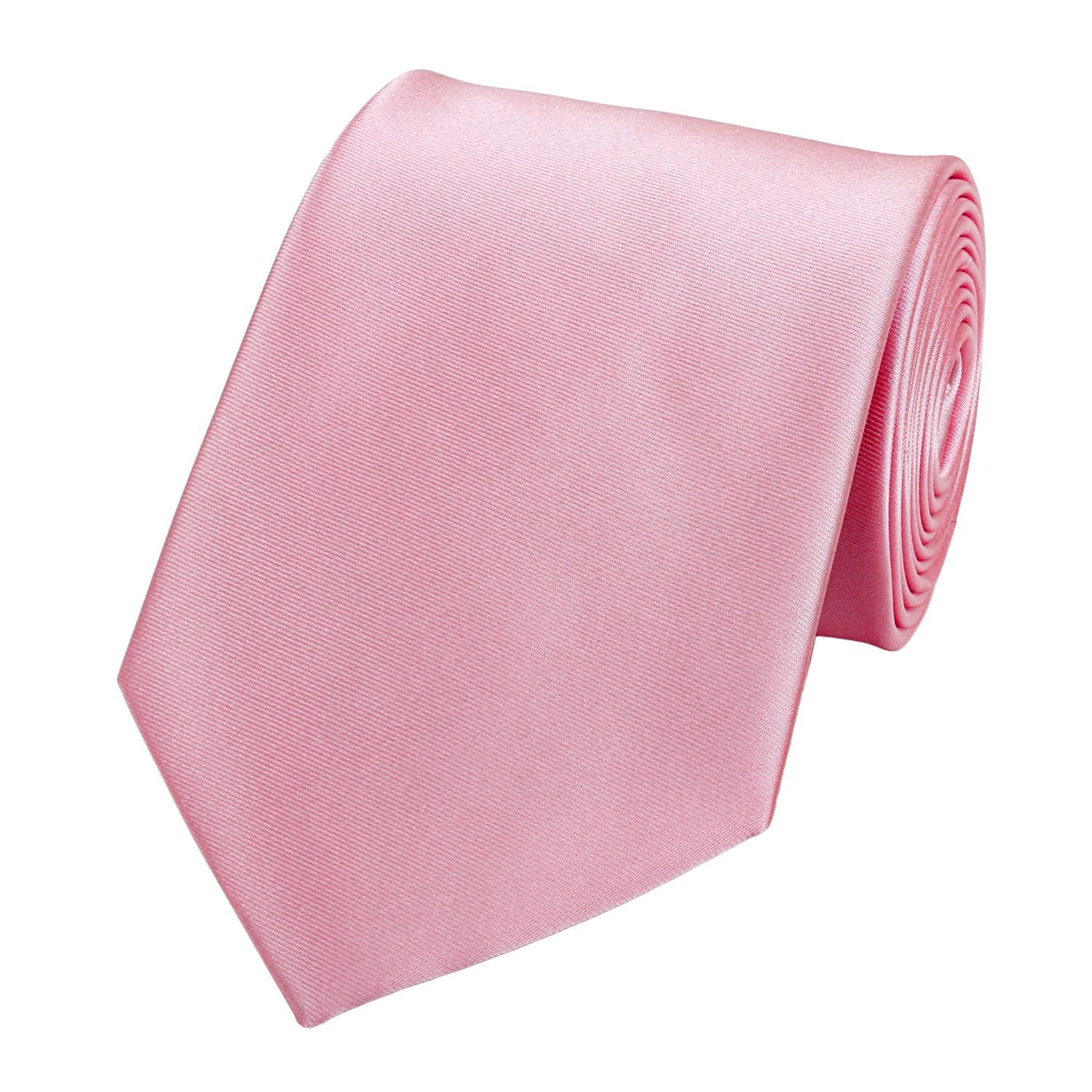 für jeden Anlass in braun einfarbige 6 cm Krawatte Fabio Farini klassische 