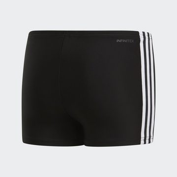 adidas Sportswear Badehose FIT BX 3S Y,BLACK/WHITE weiss-schwarz-pink