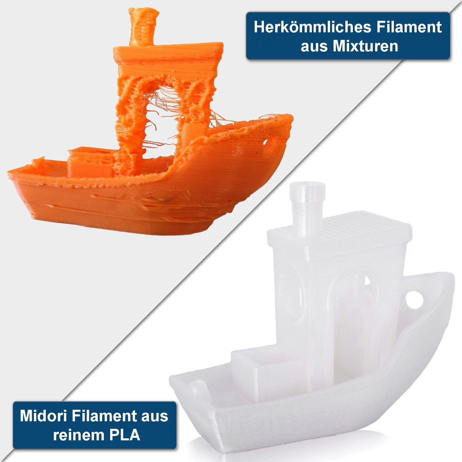 1kg Transparent PETG Drucker 3D 3D-Drucker-Stift, Midori 1,75mm Filament PLA
