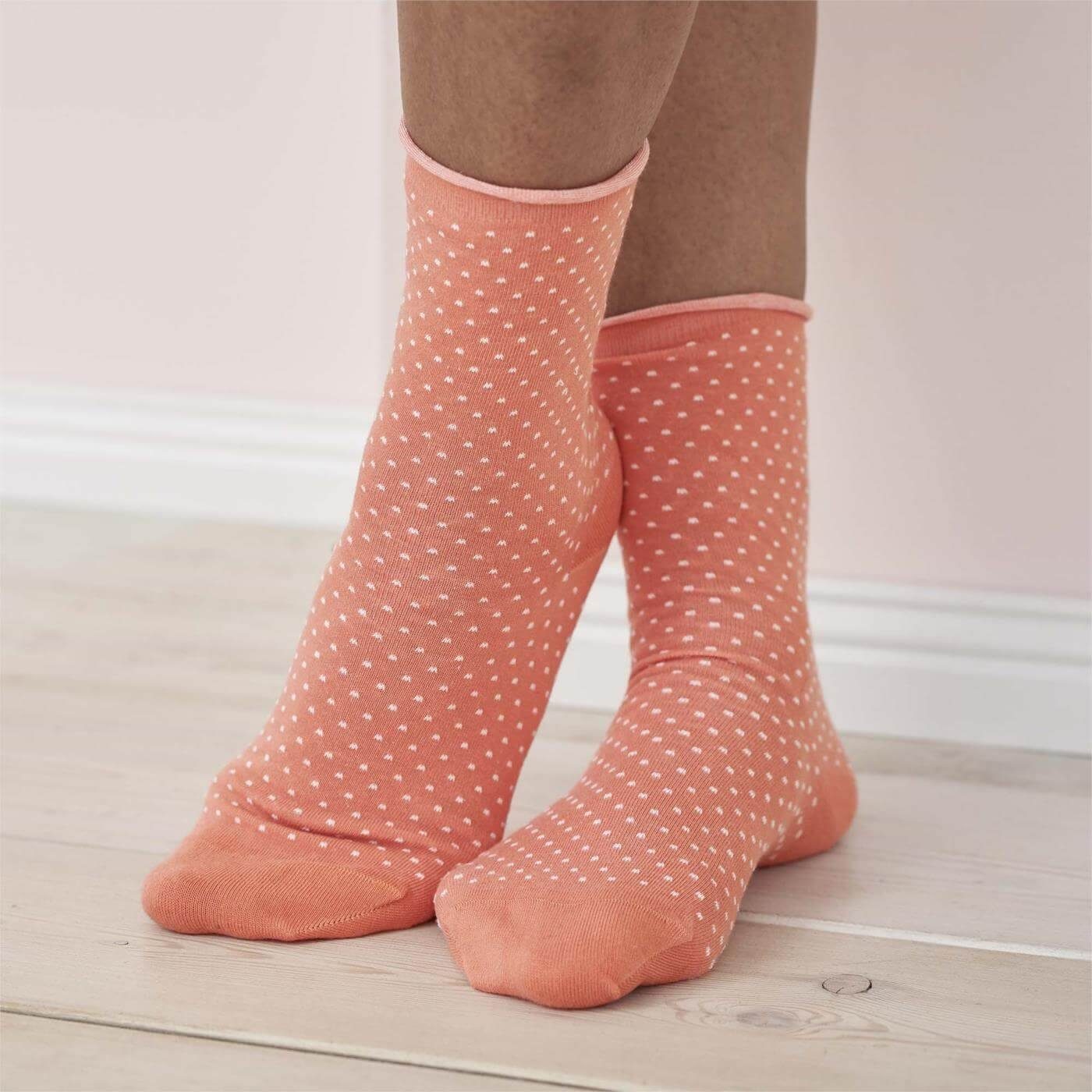 Wäsche/Bademode Socken LIVING CRAFTS Socken ALEXIS Mittelhoher Schaft mit leicht eingerolltem Abschluss