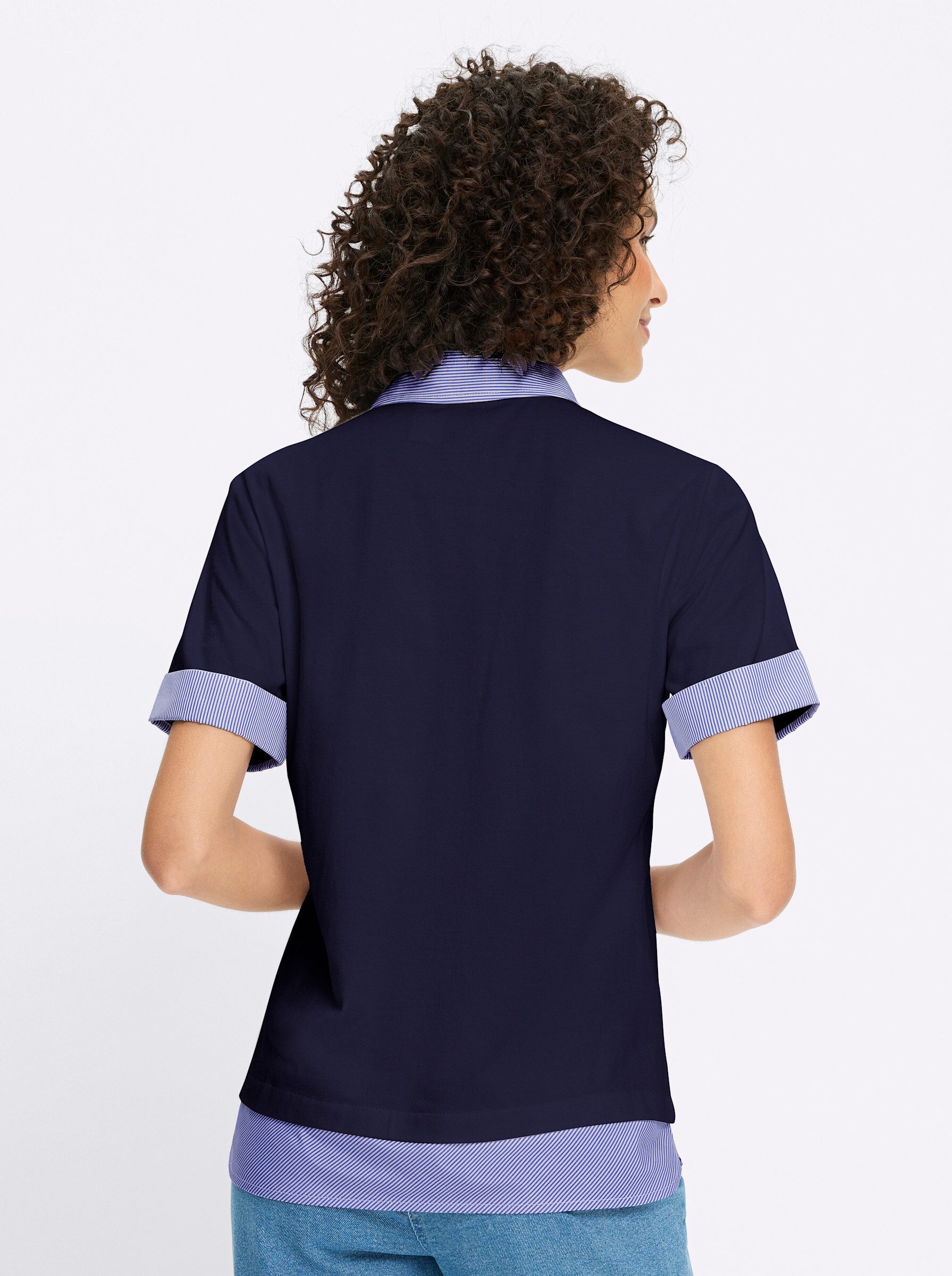heine T-Shirt Poloshirt Kurzarm