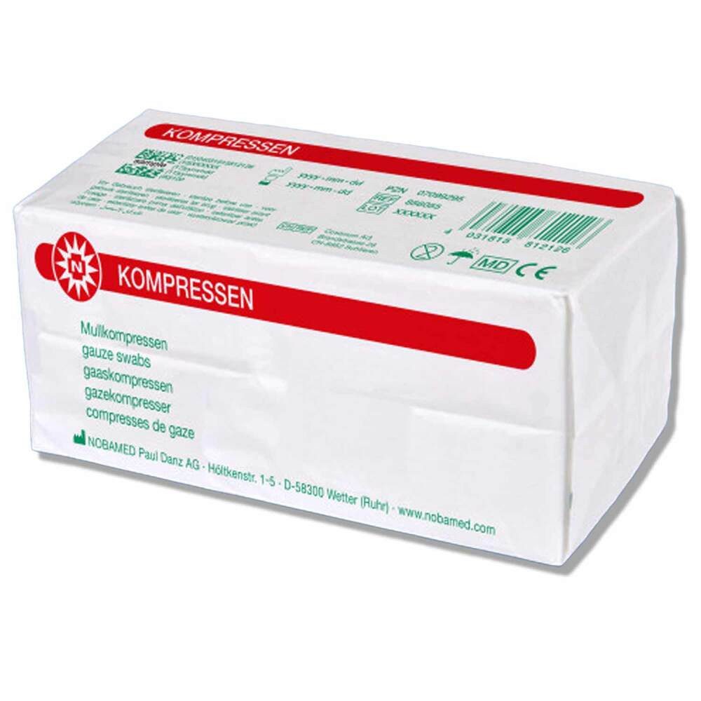 Nobamed Bandage Mullkompresse, 12-fach - 10 cm x 10 cm